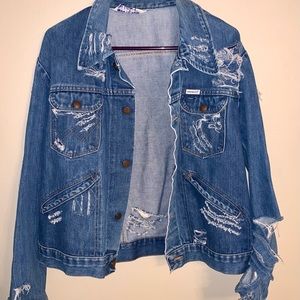 VTG 80’s Wranglers Jean Jacket (VERY DISTRESSED)